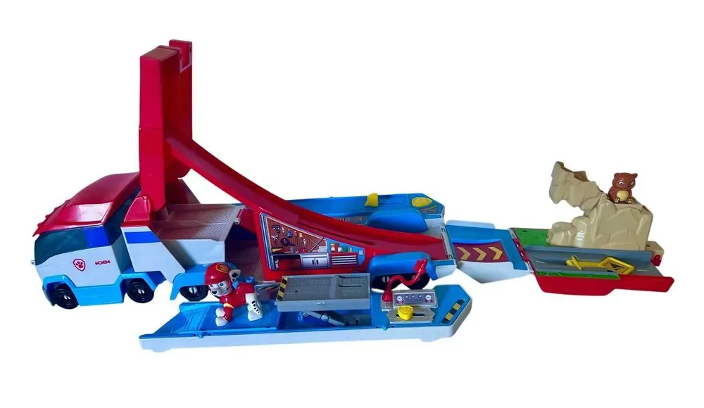 PAW Patrol PAW Patroller Transforming Toy Rescue Truck with Pup Figure Marshall